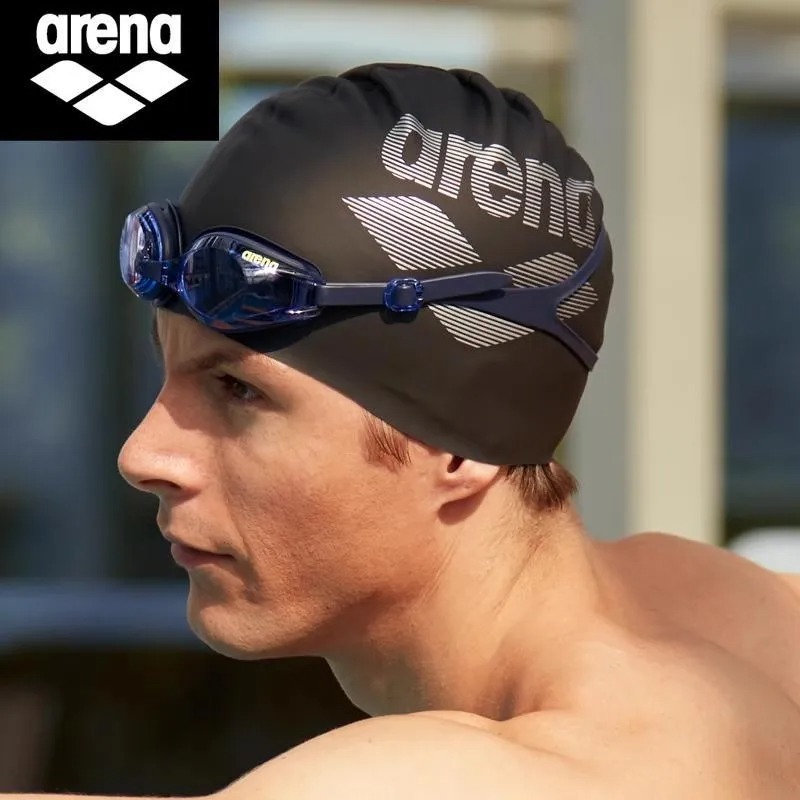 Aquatic Sports Cap - หมวกว่ายน้ำกันน้ำซิลิโคนความยืดหยุ่นสูงสำหรับผู้ชายและผู้หญิง ARNew สวมใส่สบายและไม่รัดแน่น เรียบง่ายและทันสมัย