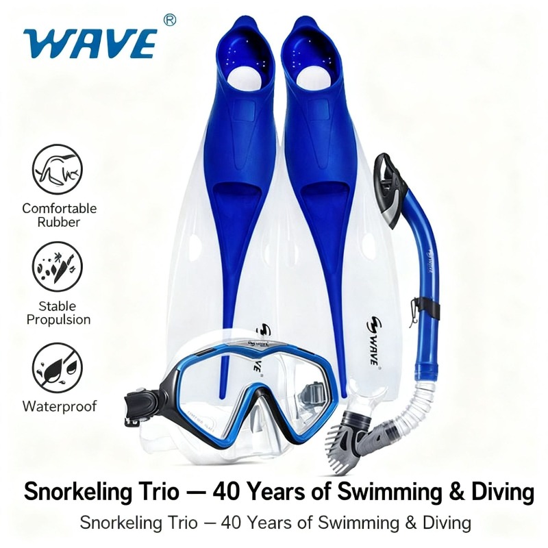 ชุดดำน้ำสำหรับผู้ใหญ่ พร้อมท่อ - Fin Diving Blade บทวิจารณ์และราคา