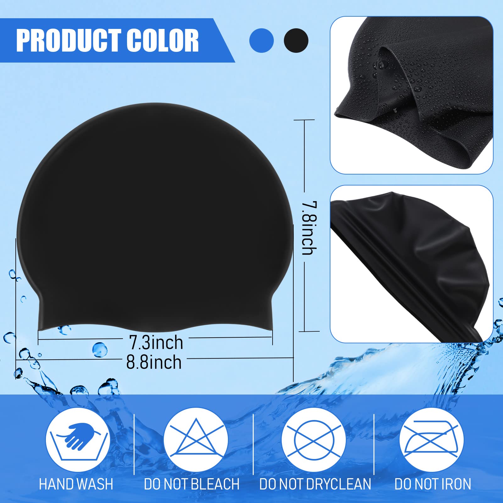 หมวกว่ายน้ำซิลิโคนสำหรับผู้ใหญ - Aquatic Sports Cap บทวิจารณ์และราคา