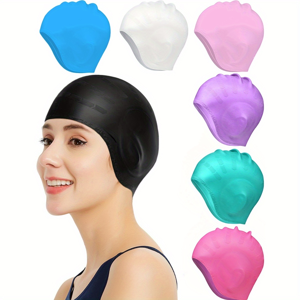 หมวกว่ายน้ำป้องกันหู - หมวกว่า - Aquatic Sports Cap บทวิจารณ์และราคา