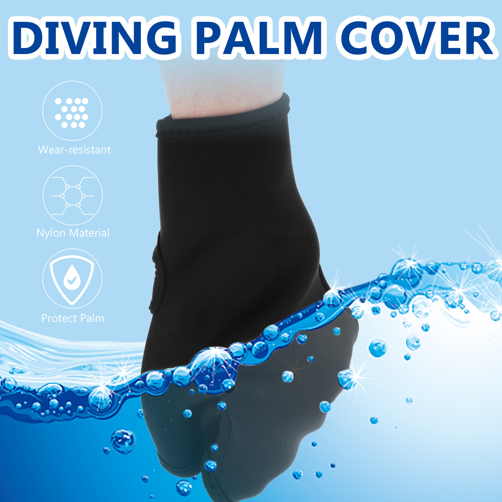 ถุงมือว่ายน้ำ 1 คู่ วัสดุไนลอน - Aquatic Sports Scuba บทวิจารณ์และราคา