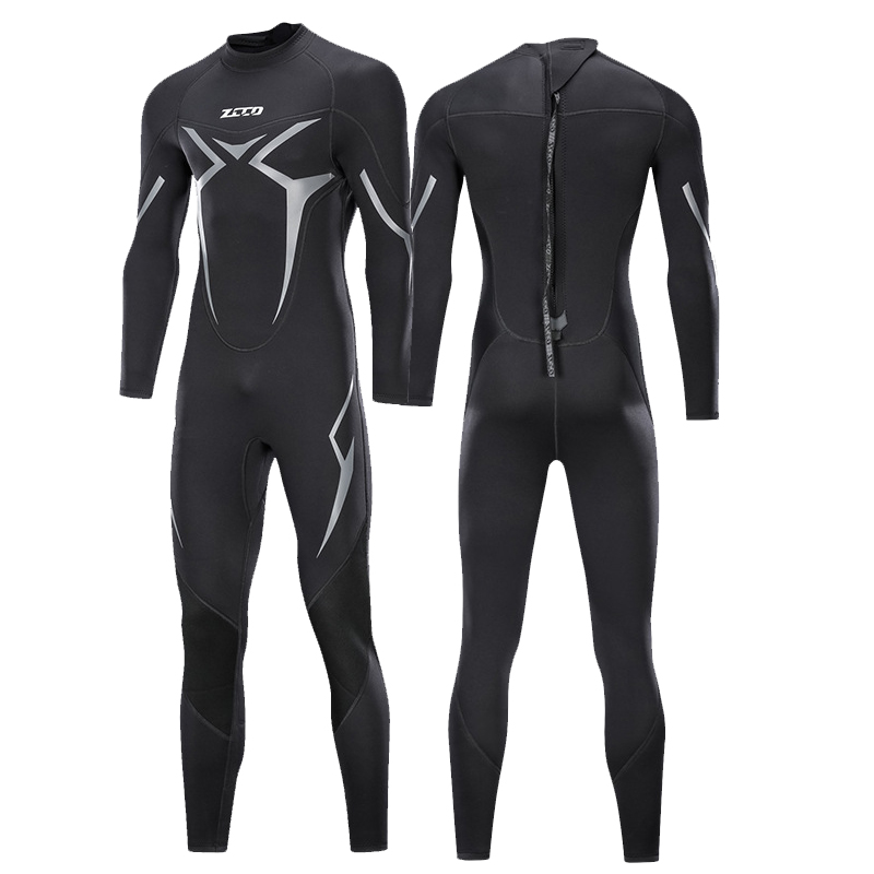 Neoprene Wetsuit 3mm Mens Long - Wetsuit 3Mm Neoprene บทวิจารณ์และราคา