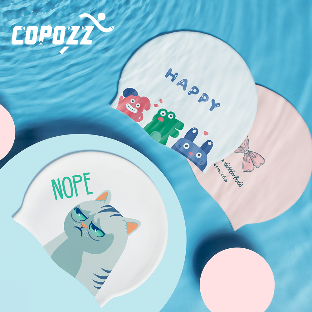 COPOZZ กีฬาทางน้ําผู้หญิงผู้ชา - Aquatic Sports Cap บทวิจารณ์และราคา