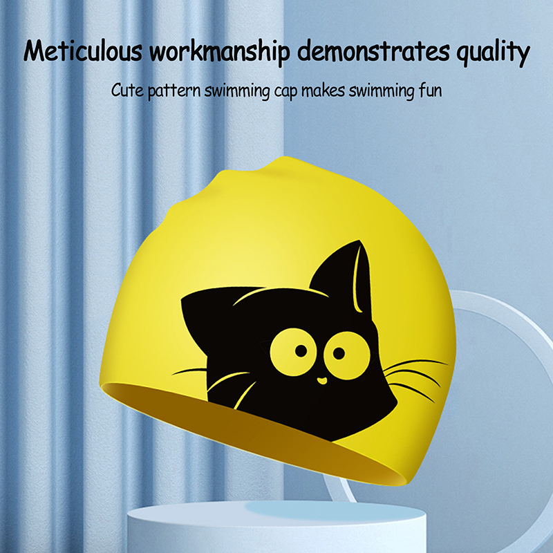 หมวกว่ายน้ำแมวน่ารักสำหรับหูยา - Aquatic Sports Cap บทวิจารณ์และราคา